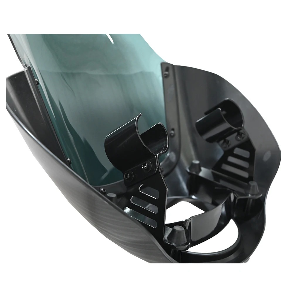 2018-2024 for  Softail Street Bob Windshield & Quarter Fairing Black Plastic Fit with 13-Inch Height